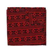 UGA Red and Black Aztec tribal Print