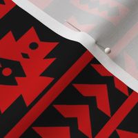 UGA Red and Black Aztec tribal Print