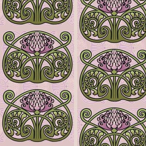 Art Nouveau Thistles