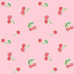 cherries - pink