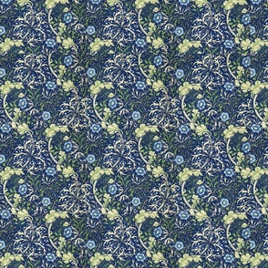 William Morris Blue Daisies