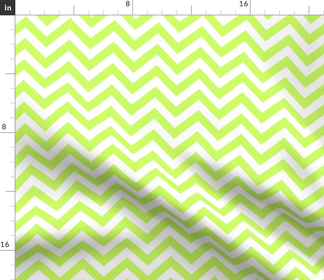 Green White Chevron