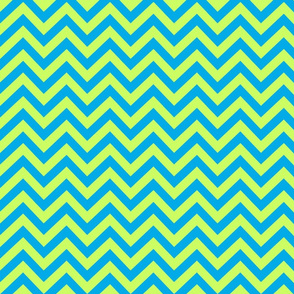 Green Blue Chevron