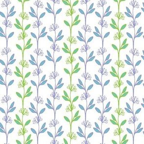 Ditzy Floral Row Pattern