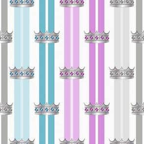 Cats On Thrones (Silver) -Crowns-