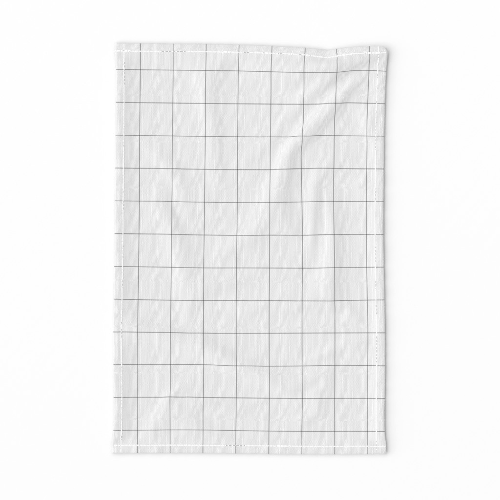 black and white grid large | pencilmeinstationery.com