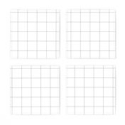 black and white grid large | pencilmeinstationery.com