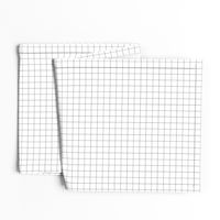 black and white grid small | pencilmeinstationery.com