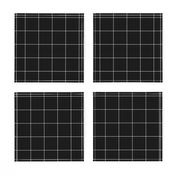 black and white grid large reverse | pencilmeinstationery.com