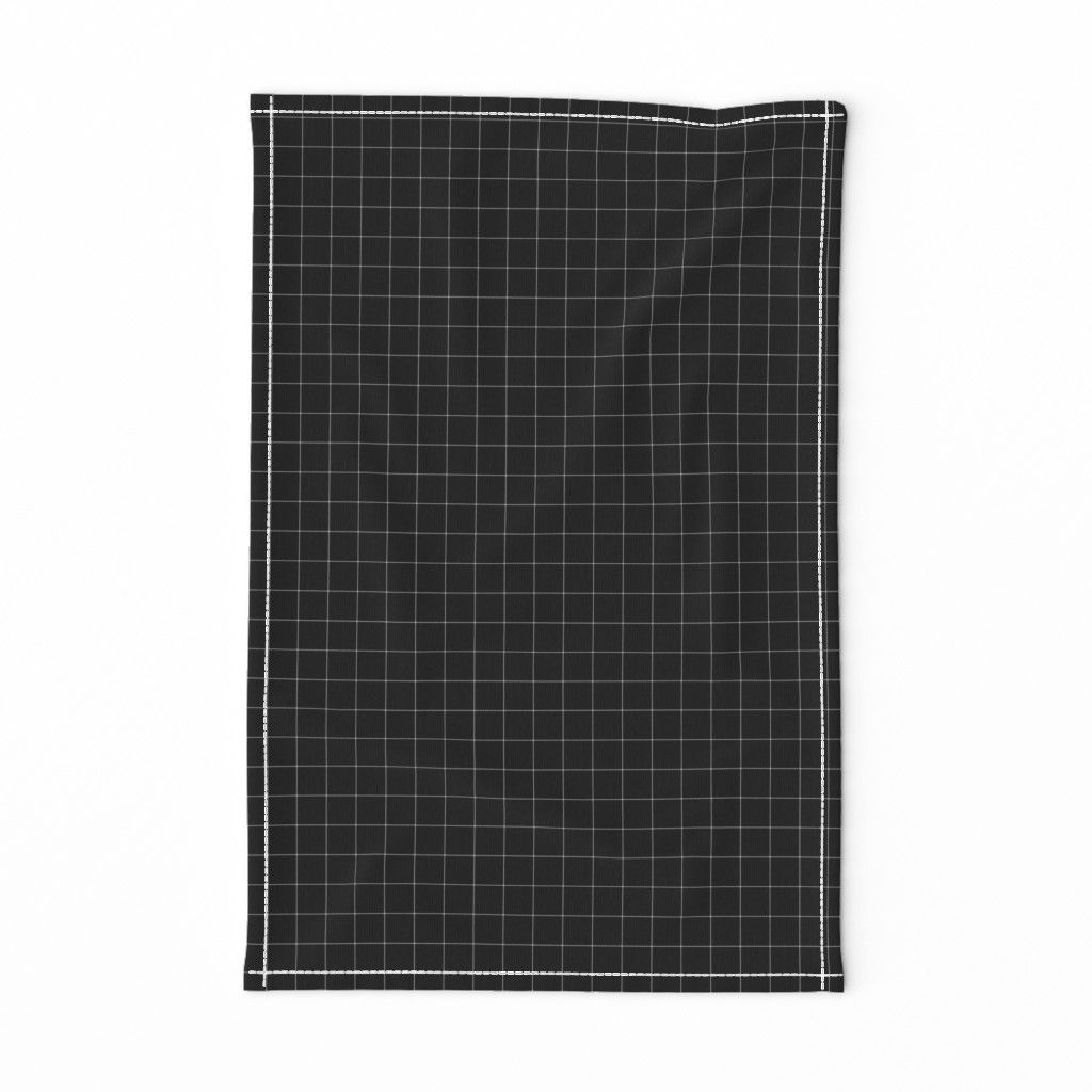 black and white grid small reverse