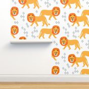 safari lion // kids zoo safari lions nursery baby