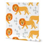 safari lion // kids zoo safari lions nursery baby