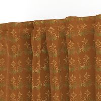 Orange Tones Country Style Floral Large