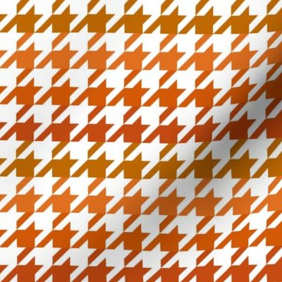 The Houndstooth Check ~ Pumpkin Spice Ombre