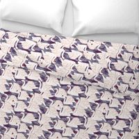 swans in violet