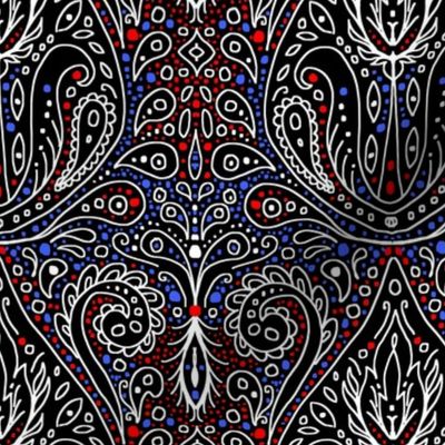 exotic paisley damask