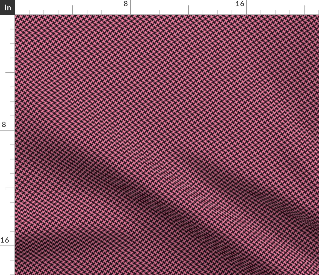 Houndstooth Black&Pink small