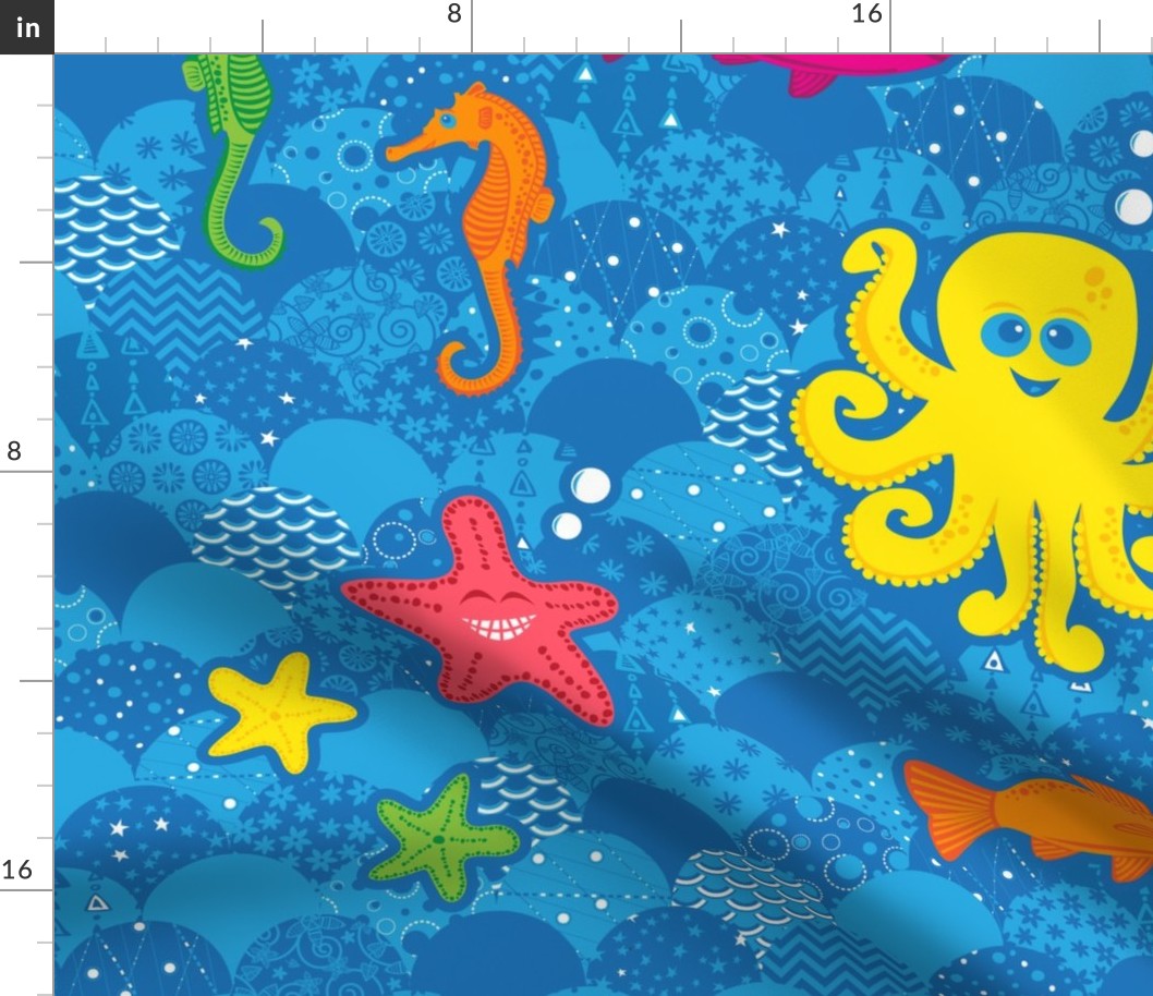 Silly Sea Creature Quilt