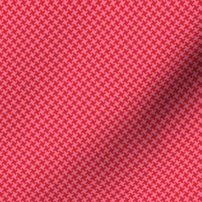 Houndstooth Red&Pink small