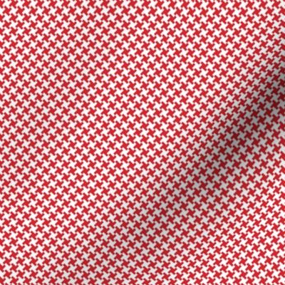 Houndstooth Red&White small