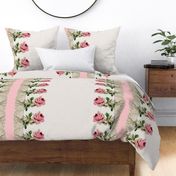 Georgiana  ~ Rose Swag Border Print ~ Dauphine ~ Double 