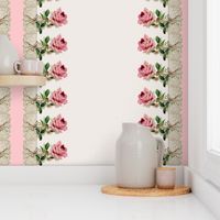 Georgiana  ~ Rose Swag Border Print ~ Dauphine ~ Double 