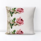 Georgiana  ~ Rose Swag ~ Trianon Cream ~ Double Border