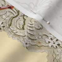 Georgiana  ~ Rose Swag ~ Trianon Cream ~ Double Border