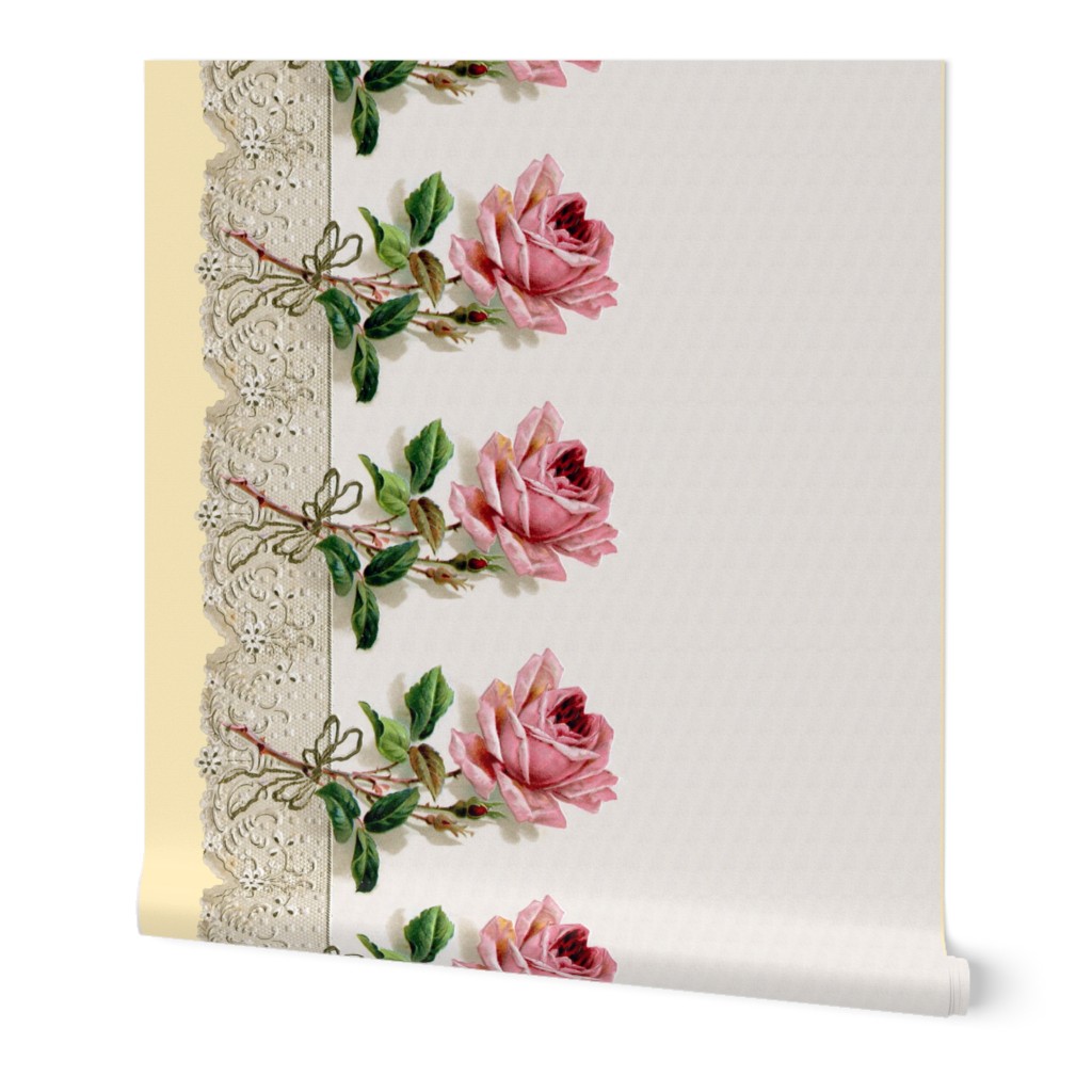 Georgiana ~ Rose Swag ~ Trianon Cream 