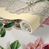 Georgiana ~ Rose Swag ~ Trianon Cream 