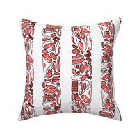 Meat Stripes on White back - large