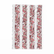 Meat Stripes on White back - large