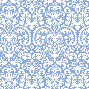 Anna Jacquard Blue/white