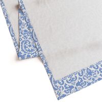 Anna Jacquard white/blue