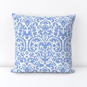 Anna Jacquard white/blue