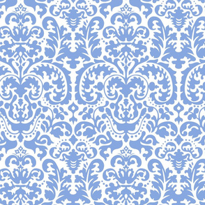 Anna Jacquard white/blue