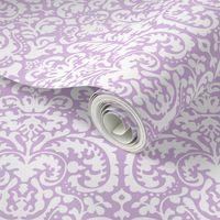 Anna Jacquard lavender/white