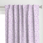 Anna Jacquard white/lavender