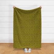 Anna Jacquard gold/green