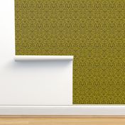 Anna Jacquard gold/green