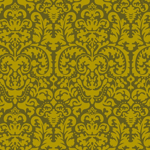 Anna Jacquard green/gold