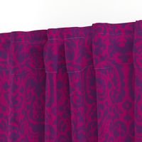 Anna Jacquard raspberry/plum