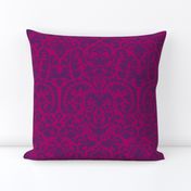 Anna Jacquard raspberry/plum