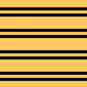 Yellow and Black Spirit Stripes