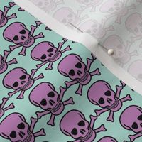 Skulls Purple