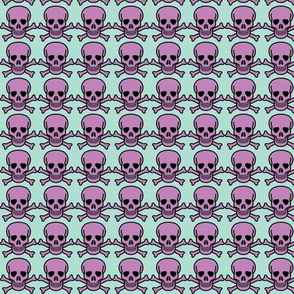 Skulls Purple