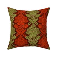 Rococo Damask 3d