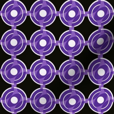 Bullseye Vesica Purple