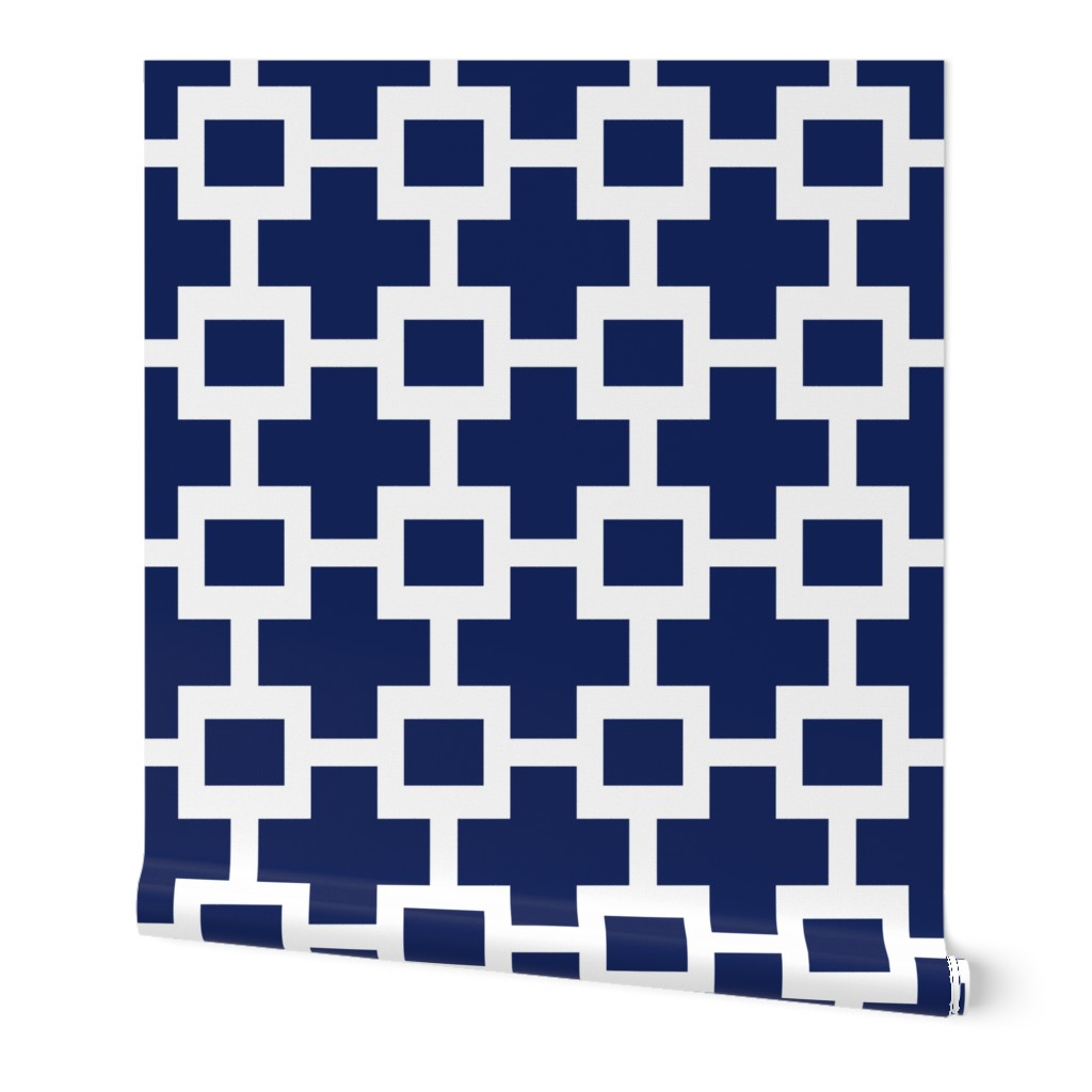 Squared Plus in Navy