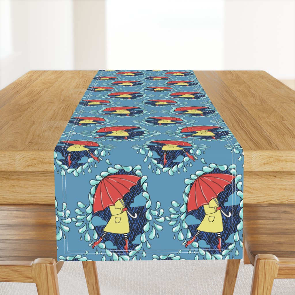 splish splash umbrella print